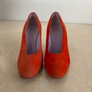 Celine Suede Pumps